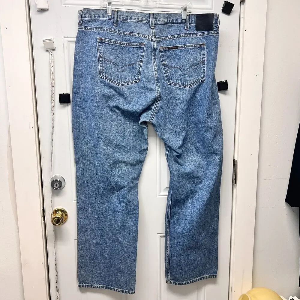 Men's Harley Davidson W44xL32 Jeans Biker Vintage Retro Y2K NOC3898
